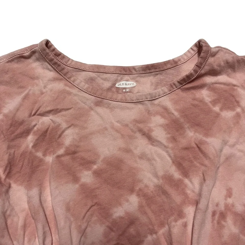 Girls Old Navy pink tie dye casual dress